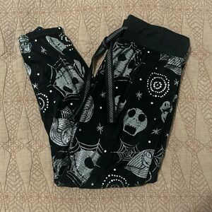 Disney Black and Silver Nightmare Before Christmas Pajama Pants